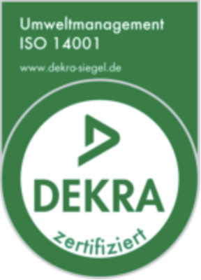 Zertifikat DEKRA Umweltmanagement ISO 14001